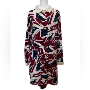 1X Stories by Kelly Osbourne Red White Blue Flag Dress